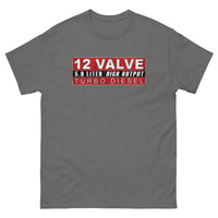 Thumbnail for 12_Valve_Cummins_Diesel_Truck_Tee_Shirt_charcoal