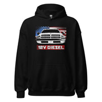 Thumbnail for 12v 5.9 2nd Gen Truck Hoodie in black