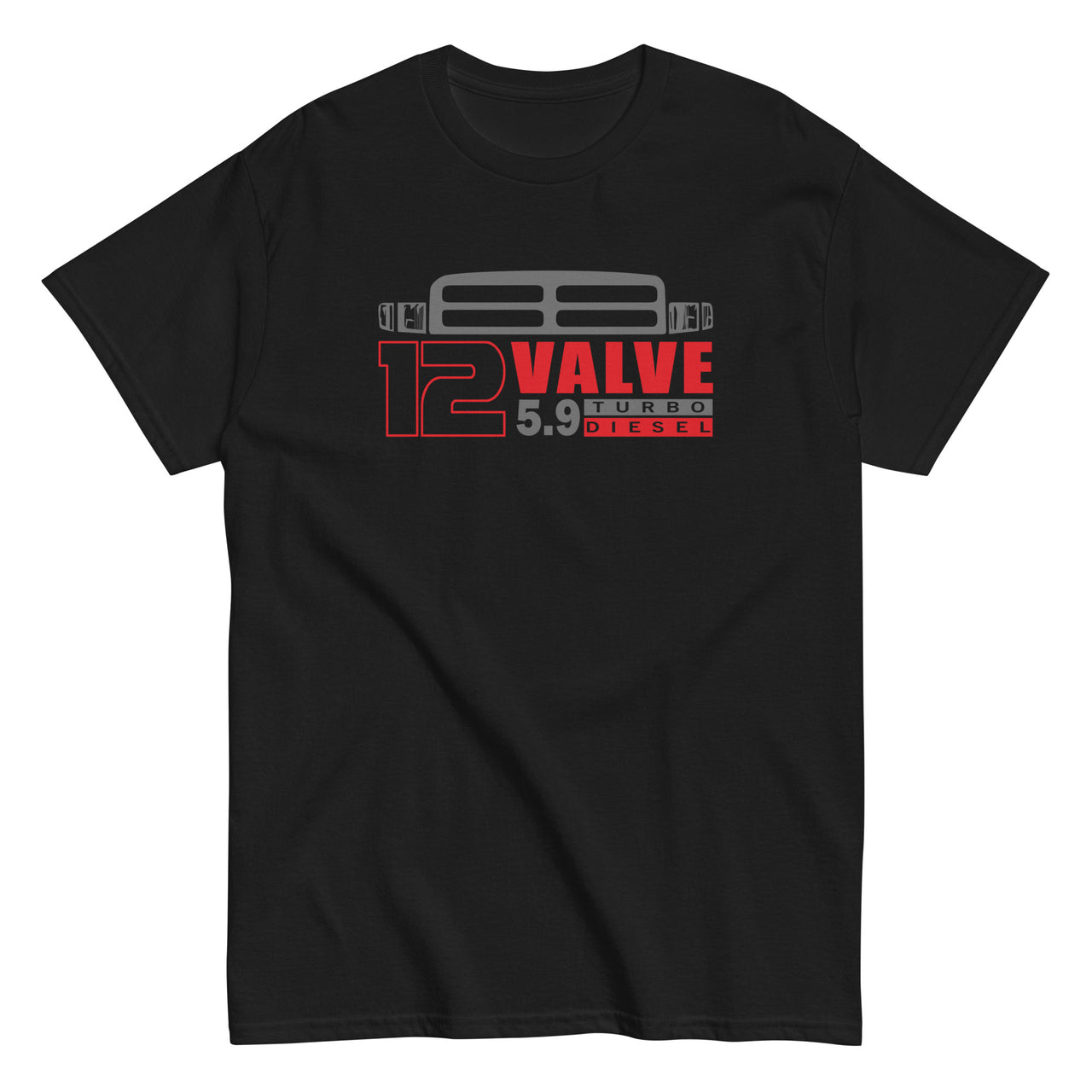 Second Gen Grille 12v 5.9 Diesel T-Shirt in black