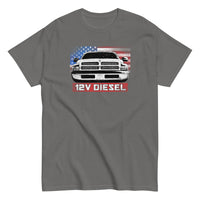 Thumbnail for 12v Diesel 2nd Gen Truck T-Shirt in grey