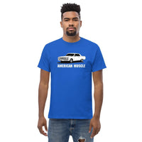 Thumbnail for 1965 chevelle malibu t-shirt modeled in royal