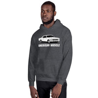 Thumbnail for 1966 Chevelle Hoodie, American Muscle Car Sweatshirt-In-Black-From Aggressive Thread