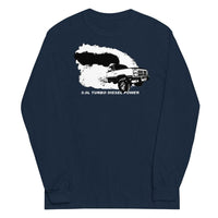 Thumbnail for 1st gen diesel truck rolling coal long sleeve shirt in navy