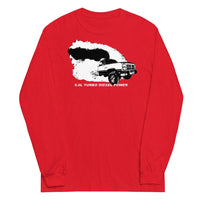 Thumbnail for 1st gen diesel truck rolling coal long sleeve shirt in red