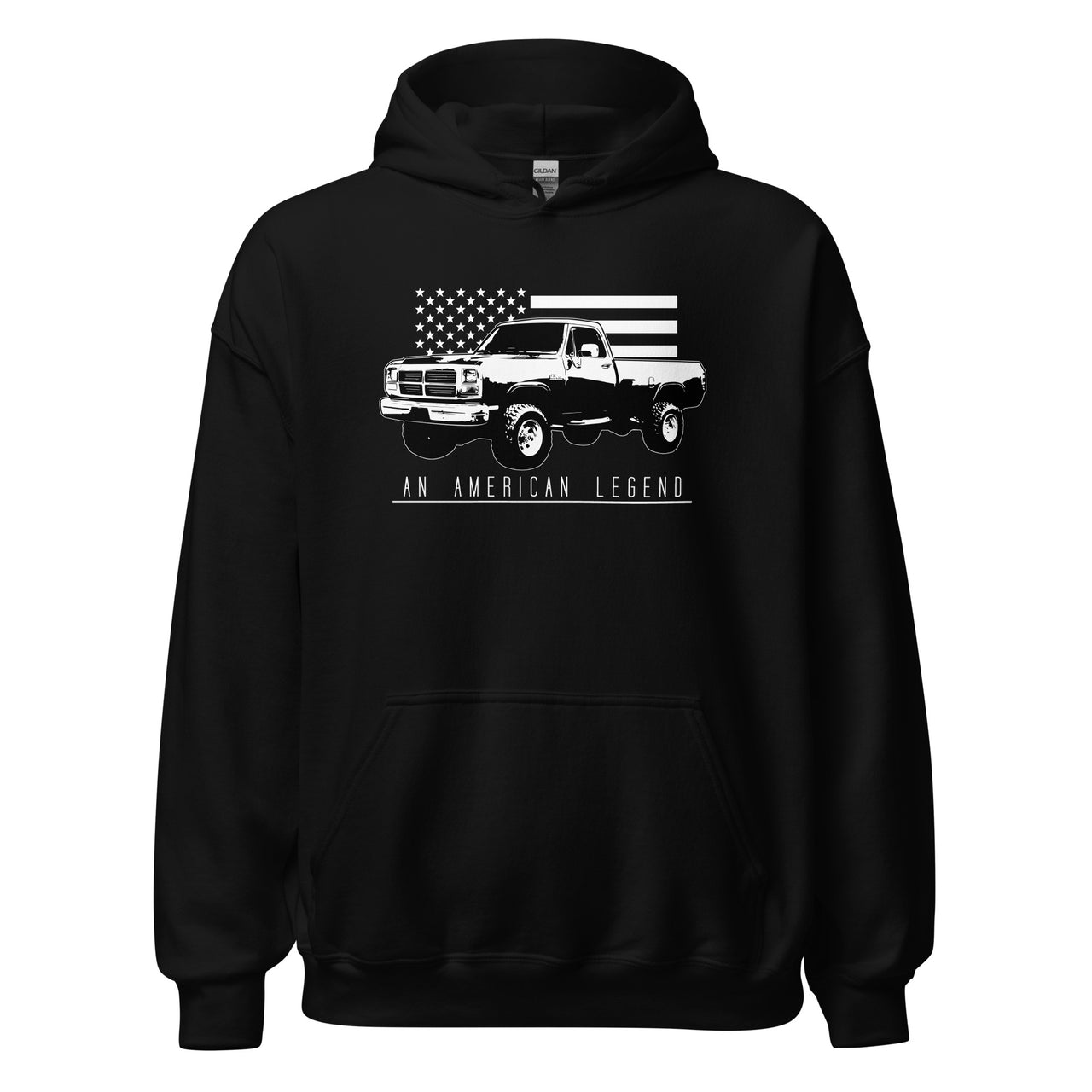 First Gen Hoodie Sweatshirt With American Flag