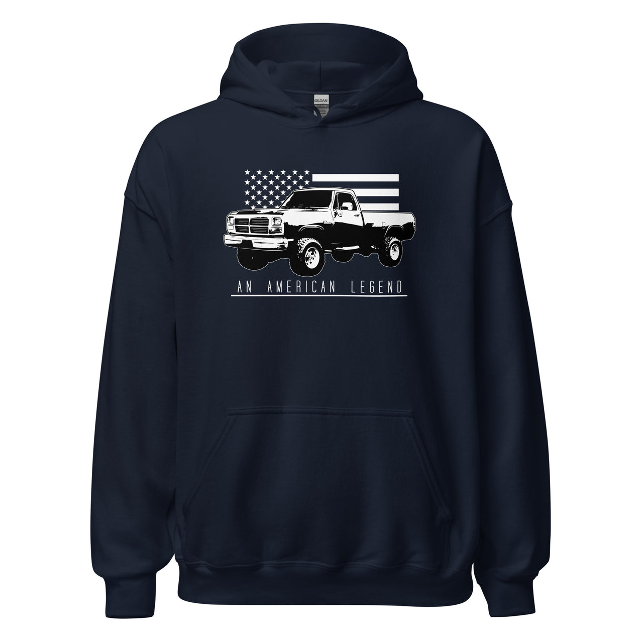 First Gen Hoodie Sweatshirt With American Flag