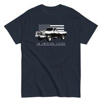 Thumbnail for First Gen Truck T-Shirt With American Flag Design in navy
