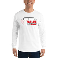 Thumbnail for 24v 5.9 Diesel 2nd Gen Truck Long Sleeve Shirt in white
