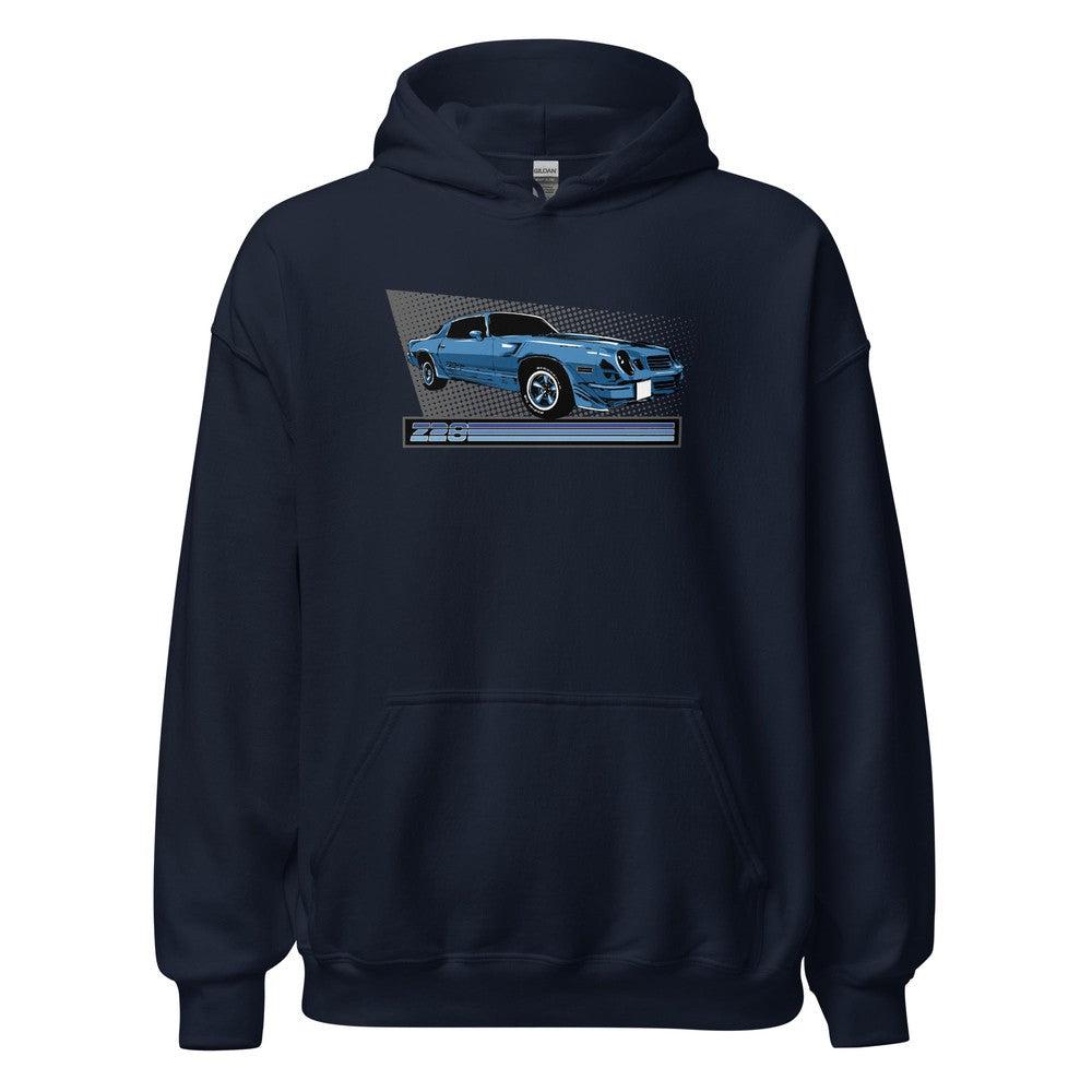 78-81 Camaro Z28 hoodie in navy