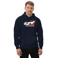 Thumbnail for 3rd Gen Camaro Hoodie modeled in navy
