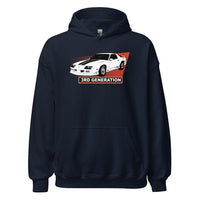 Thumbnail for 3rd Gen Camaro Hoodie modeled in navy