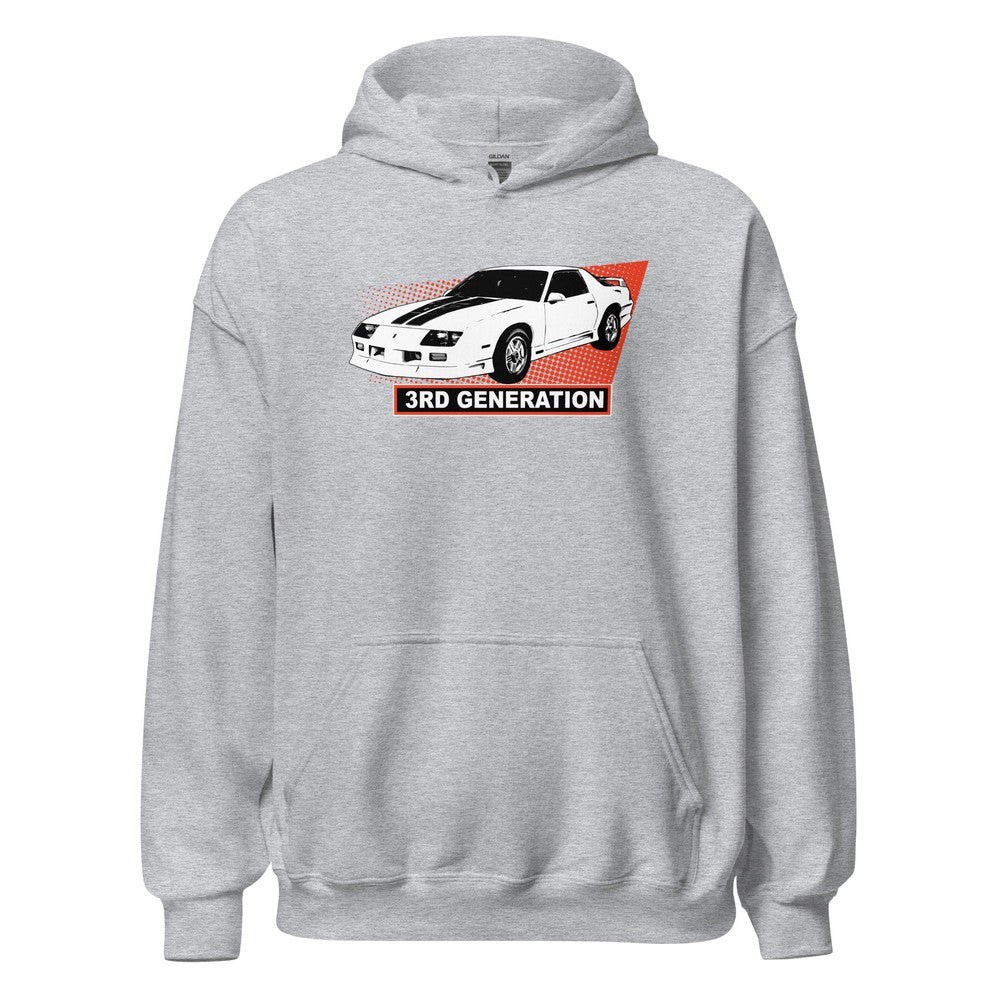 3rd Gen Camaro Hoodie in grey