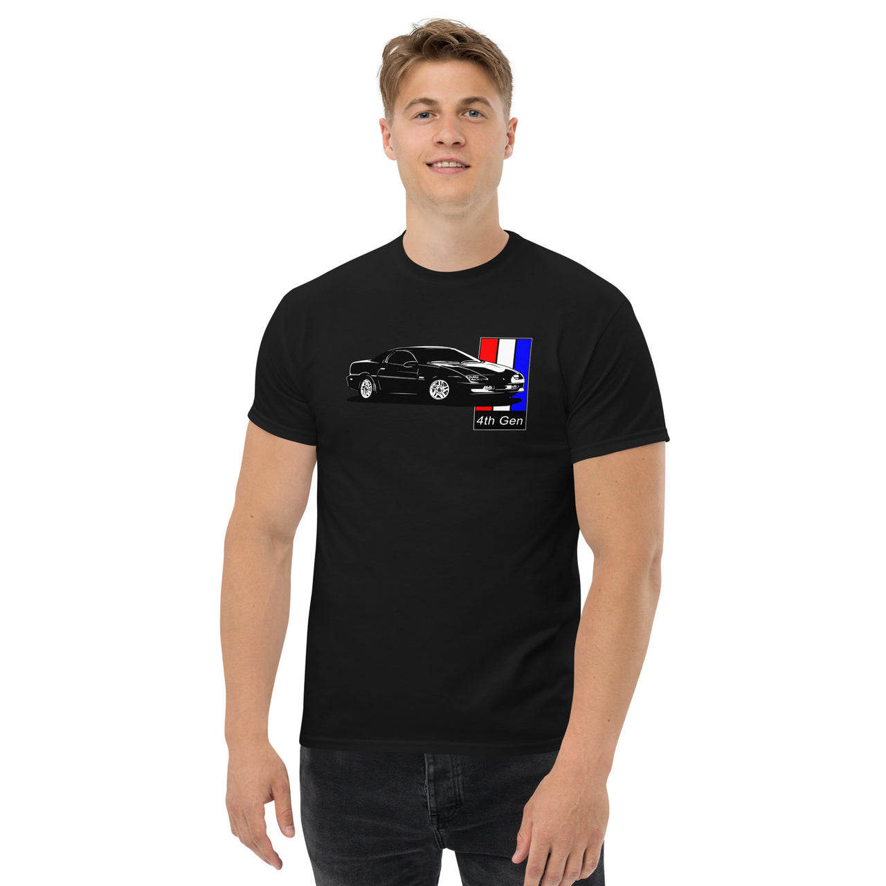 4th Gen Camaro T-Shirt 1993-1997 - modeled in black