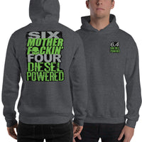 Thumbnail for 6.4 Powerstroke Hoodie modeled in grey