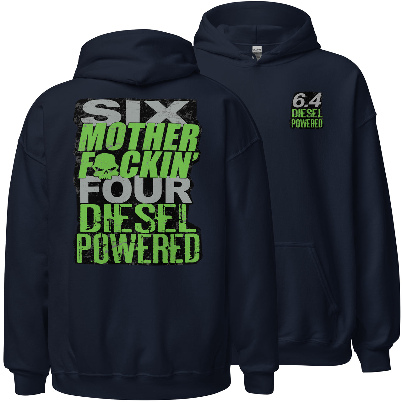 6.4 Powerstroke Hoodie in navy