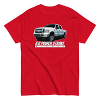 Thumbnail for 6.0 Power Stroke Diesel T-Shirt in red