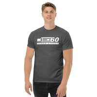 Thumbnail for Power Stroke 6.0 Diesel Grille T-Shirt modeled in grey