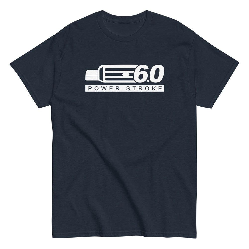 Power Stroke 6.0 Diesel Grille T-Shirt in navy