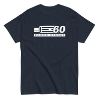 Thumbnail for Power Stroke 6.0 Diesel Grille T-Shirt in navy