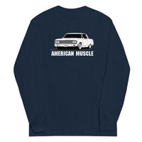 Thumbnail for 1964 chevelle malibu long sleeve shirt in navy