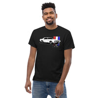 Thumbnail for man modeling a 1969 Camaro T-Shirt in black