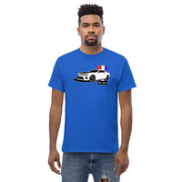 Thumbnail for 6th Gen Camaro T-Shirt modeled in blue