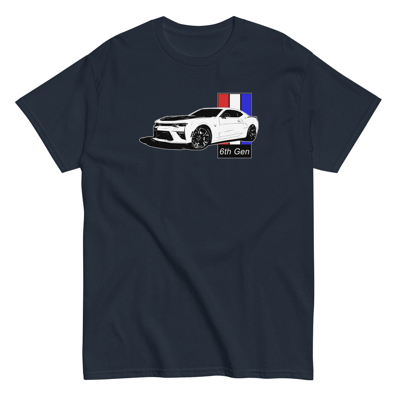 6th Gen Camaro T-Shirt in navy