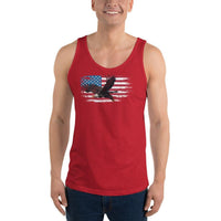 Thumbnail for American Flag Bald Eagle Tank Top