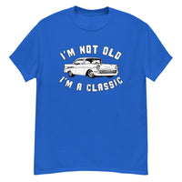 Thumbnail for Im Not Old Im A Classic 57 Chevy Belair TShirt in royal