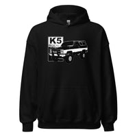 Thumbnail for Square Body K5 Blazer Hoodie in black