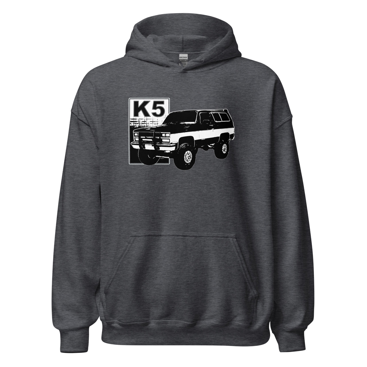 Square Body K5 Blazer Hoodie in grey