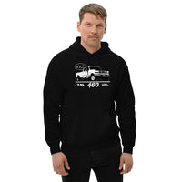 Thumbnail for OBS Crew Cab 7.5l 460 Hoodie modeled in black