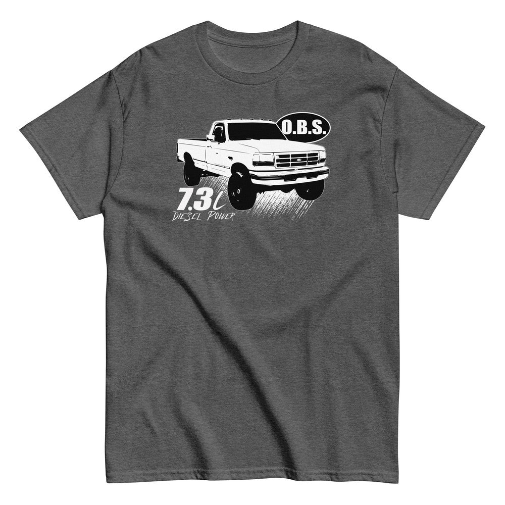 OBS Super Duty Single Cab 7.3 Power T-Shirt in grey