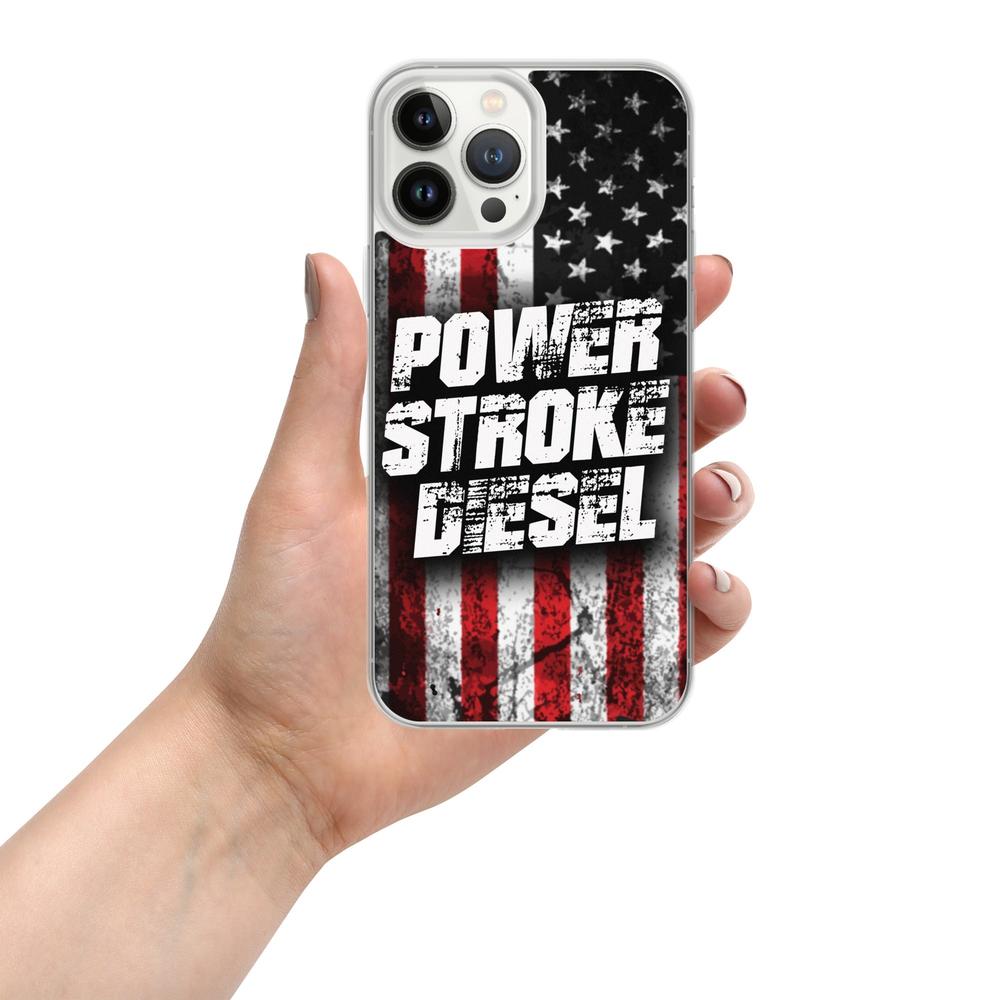 Power Stroke American Flag Phone Case - Fits iPhone