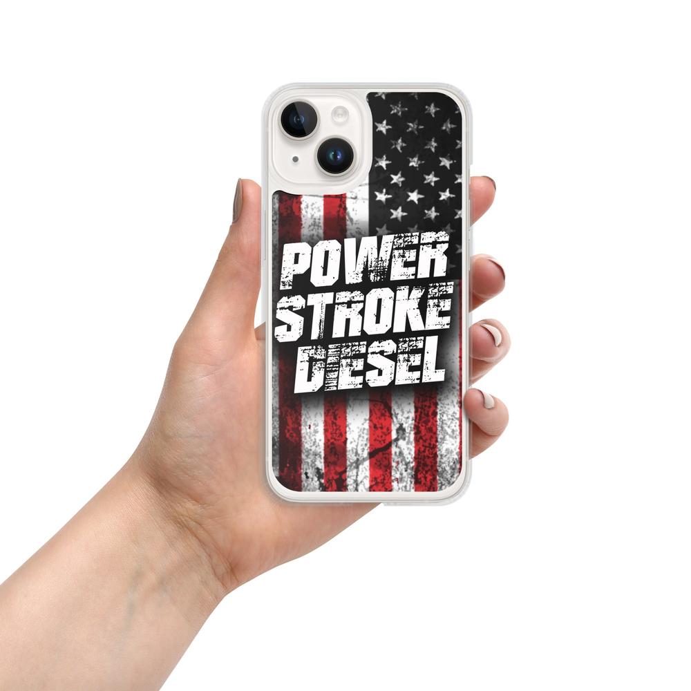 Power Stroke American Flag Phone Case - Fits iPhone