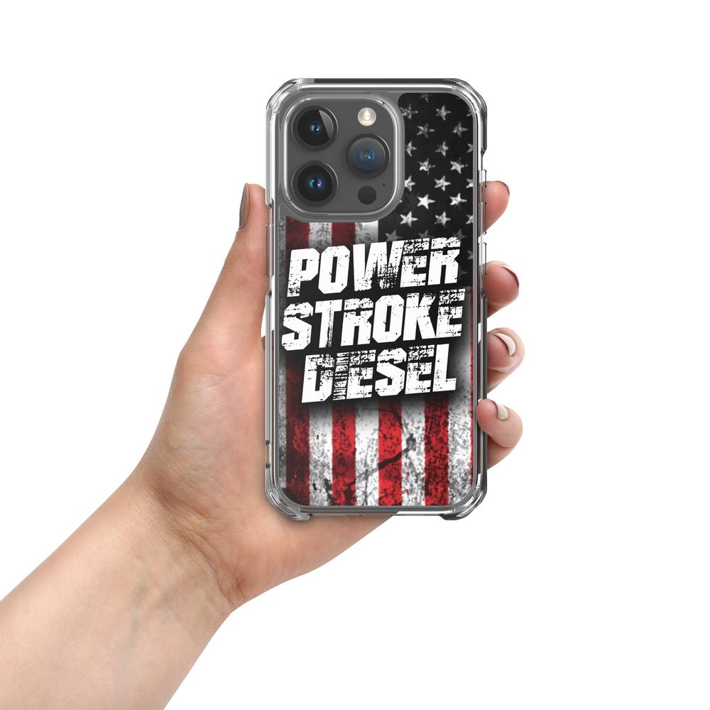 Power Stroke American Flag Phone Case - Fits iPhone