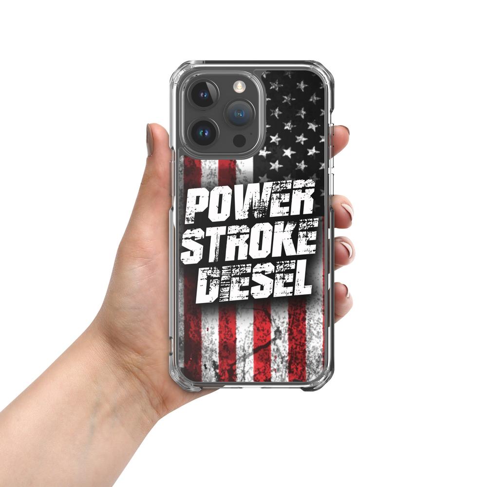 Power Stroke American Flag Phone Case - Fits iPhone