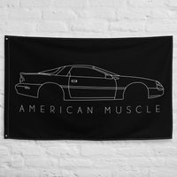 Thumbnail for Late 4th Gen Camaro Line Art Flag