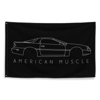 Thumbnail for Late 4th Gen Camaro Line Art Flag