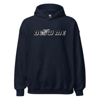 Thumbnail for Funny Car Enthusiast Hoodie Blow Me Turbo Sweatshirt in navy
