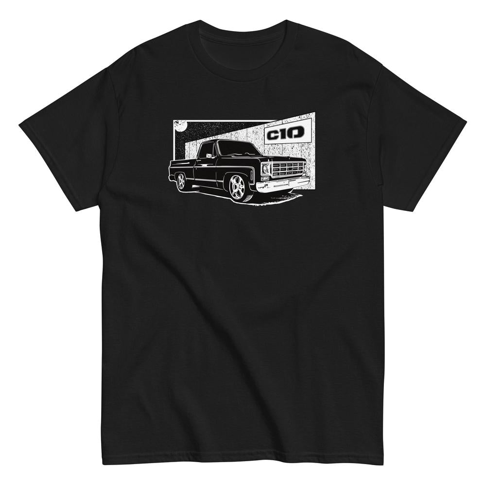 Square Body T-Shirt With Round Eye 70s C10