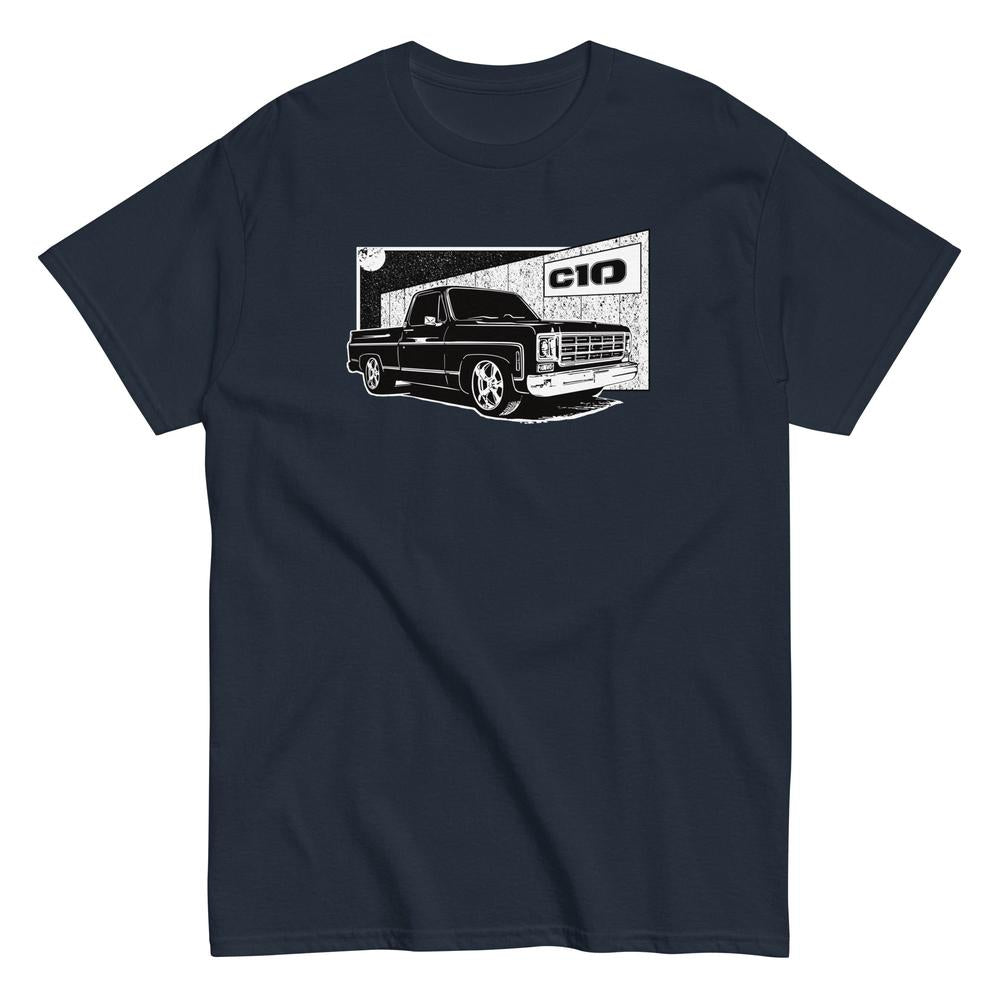 Square Body T-Shirt With Round Eye 70s C10