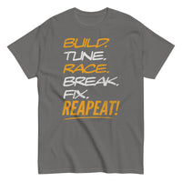Thumbnail for Drag Racing T-Shirt, Car Enthusiasts Tee, Racer / Racecar Lover T-Shirt in grey