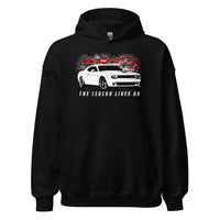 Thumbnail for Challenger Demon Hoodie Sweatshirt-In-Black-From Aggressive Thread