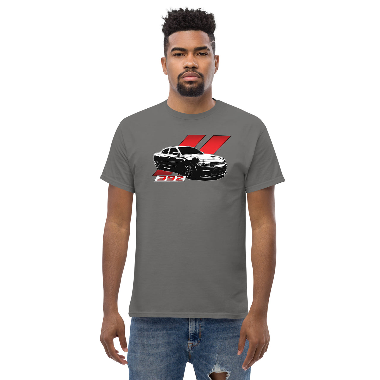 Charger 392 T-Shirt-In-Black-From Aggressive Thread