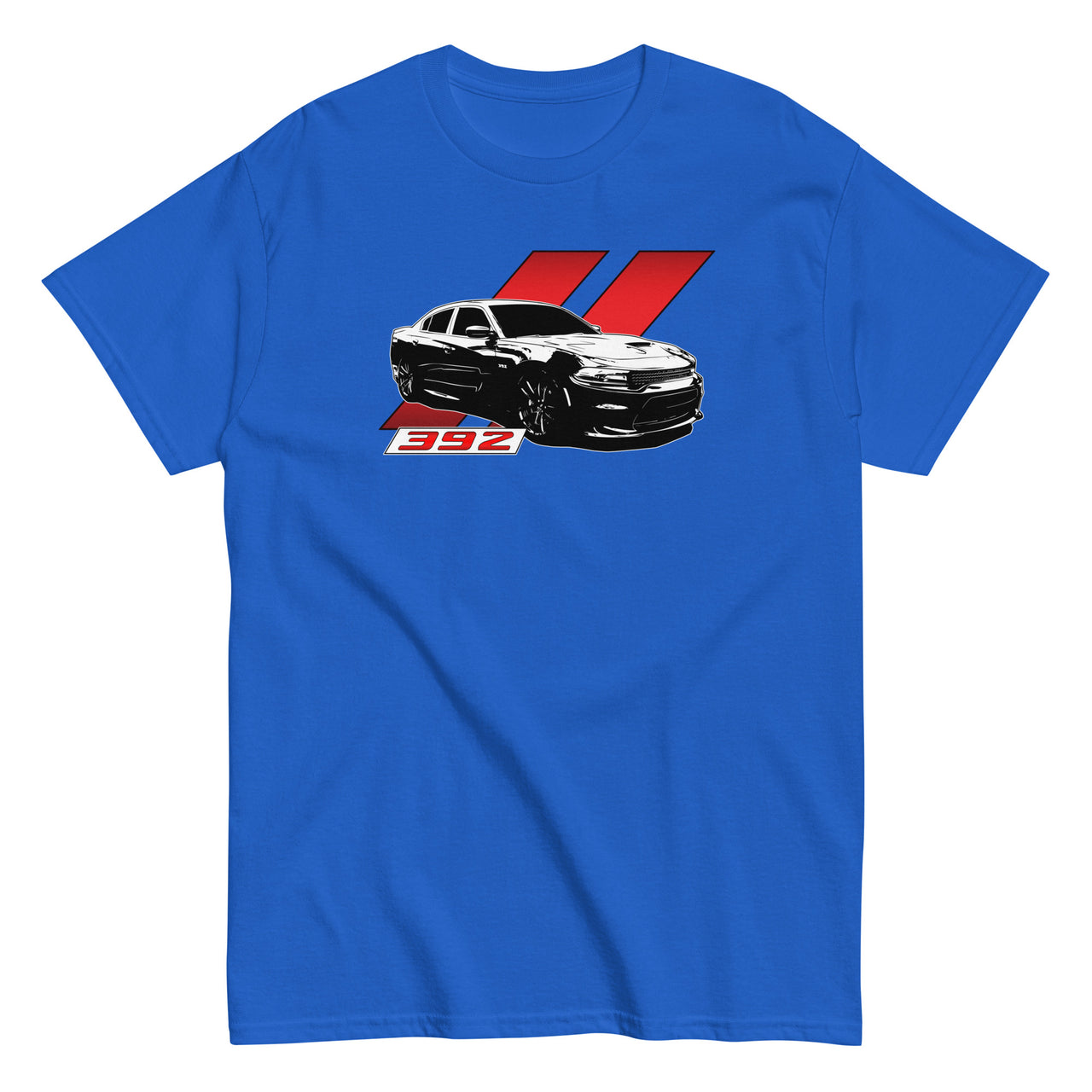 Charger 392 T-Shirt-In-Royal-From Aggressive Thread