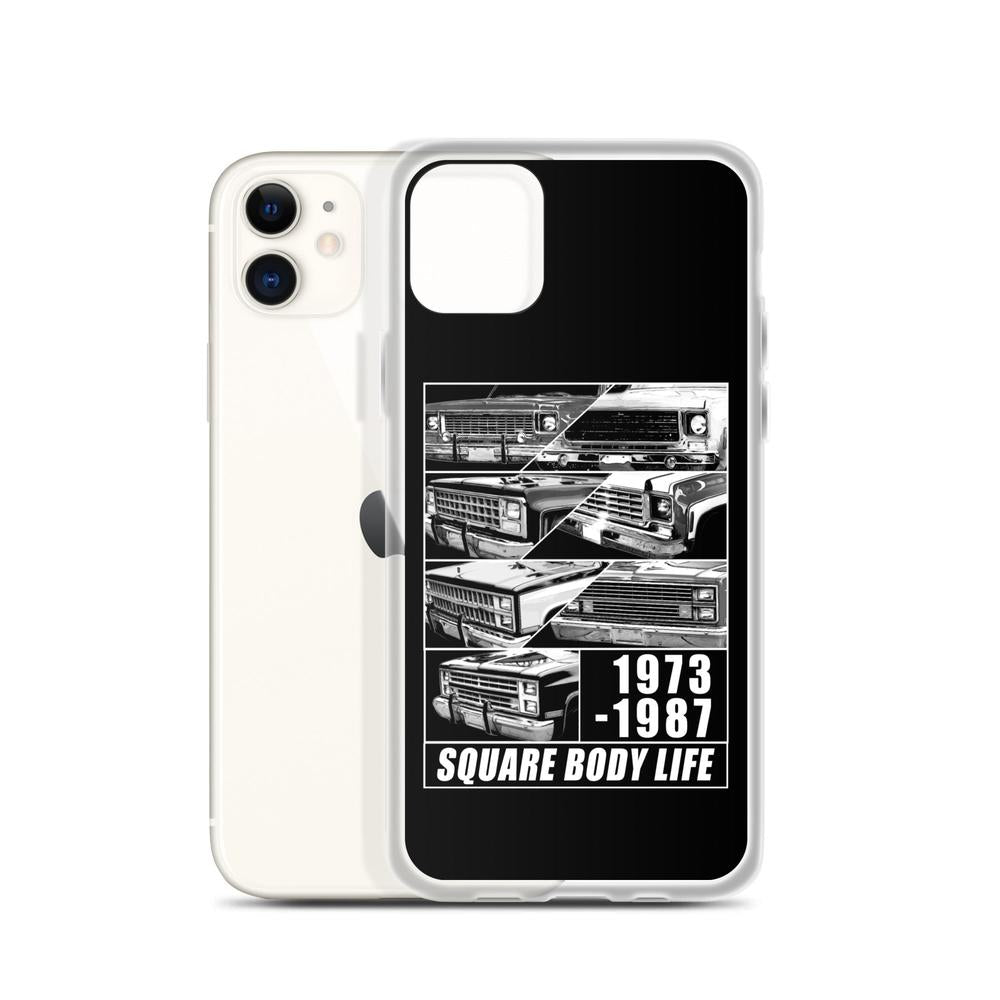 Square Body Truck Grilles Phone Case For iPhone 11