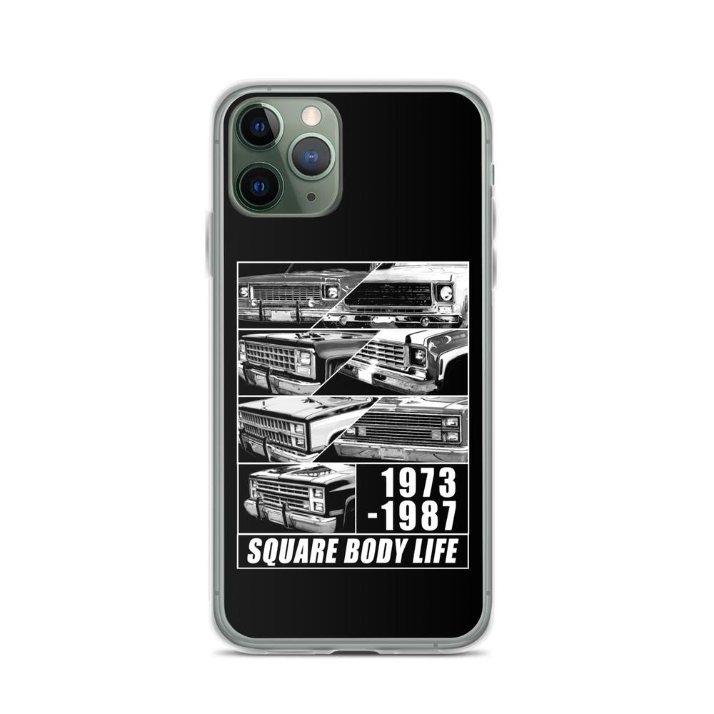 Square Body Truck Grilles Phone Case For iPhone 11 pro