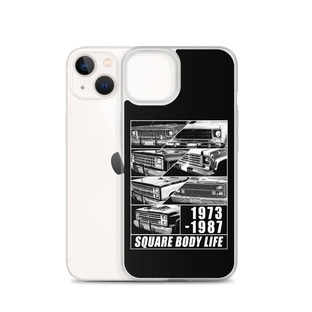 Square Body Truck Grilles Phone Case For iPhone 13 pro
