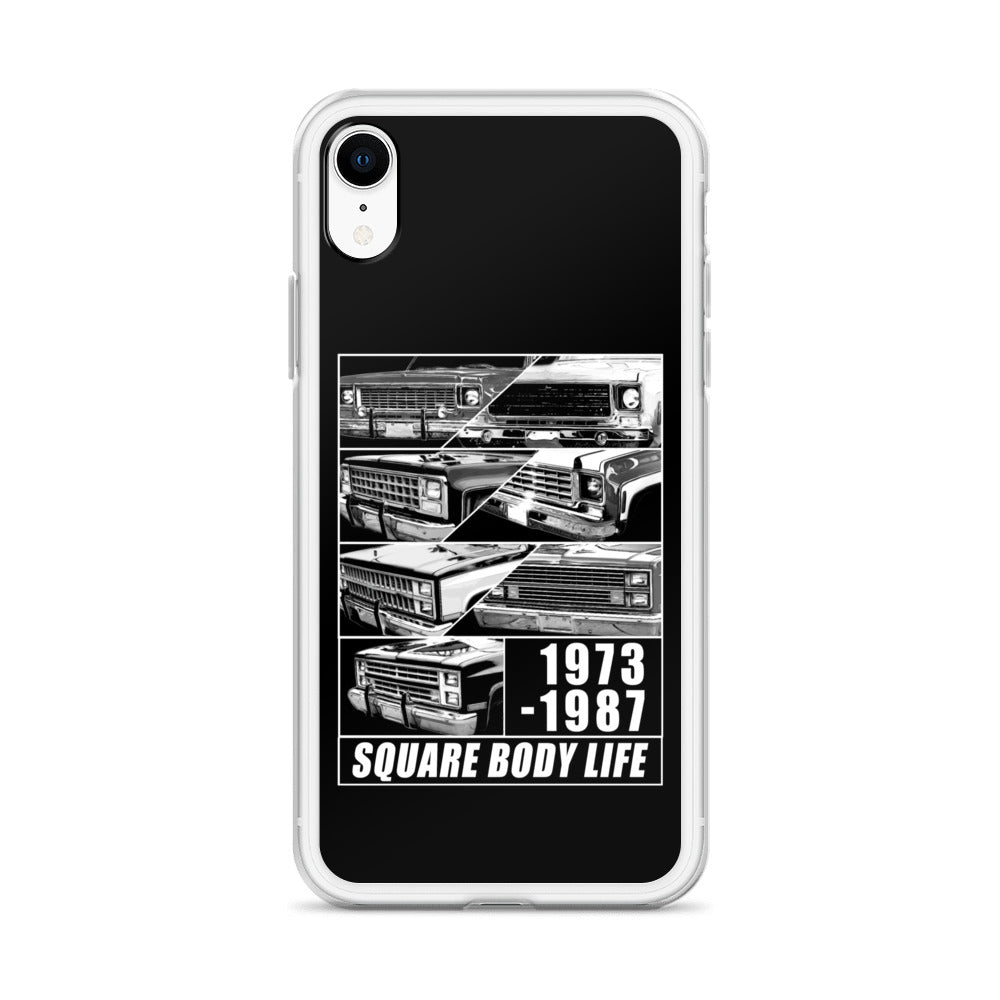Square Body Truck Grilles Phone Case For iPhone xr